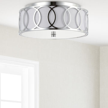 Aria Metal LED Flush Mount - JONATHAN Y